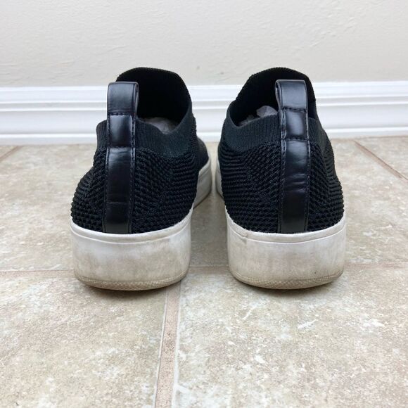 Steve Madden Beale Knit Slip-On Black Sneakers - Picture 5 of 6